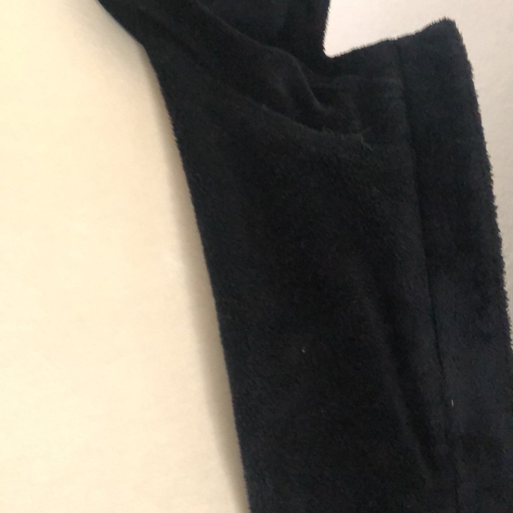The north face black fleece lined fitted zipper pockets jacket - Picture 6 of 14